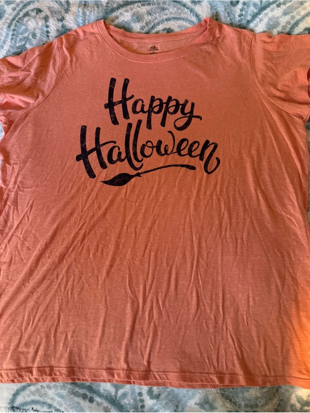 Target Orange 'Happy Halloween' Short Sleeve Tee
